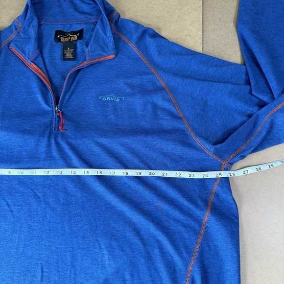 Orvis trout bum long sleeve pulllover - Picture 7 of 8
